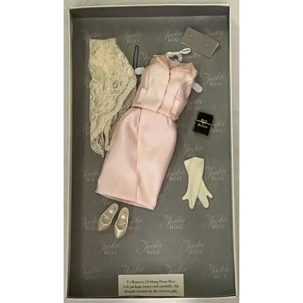 Franklin Mint Jackie Doll Accessories Pink Gown Visit To Rome & Vatican with COA
